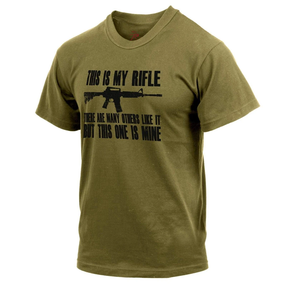 ROTHCO THIS IS MY RIFLE T-SHIRT | Men's Short Sleeve Graphic Tee 4 ROTHCO THIS IS MY RIFLE T-SHIRT | Men's Short Sleeve Graphic Tee