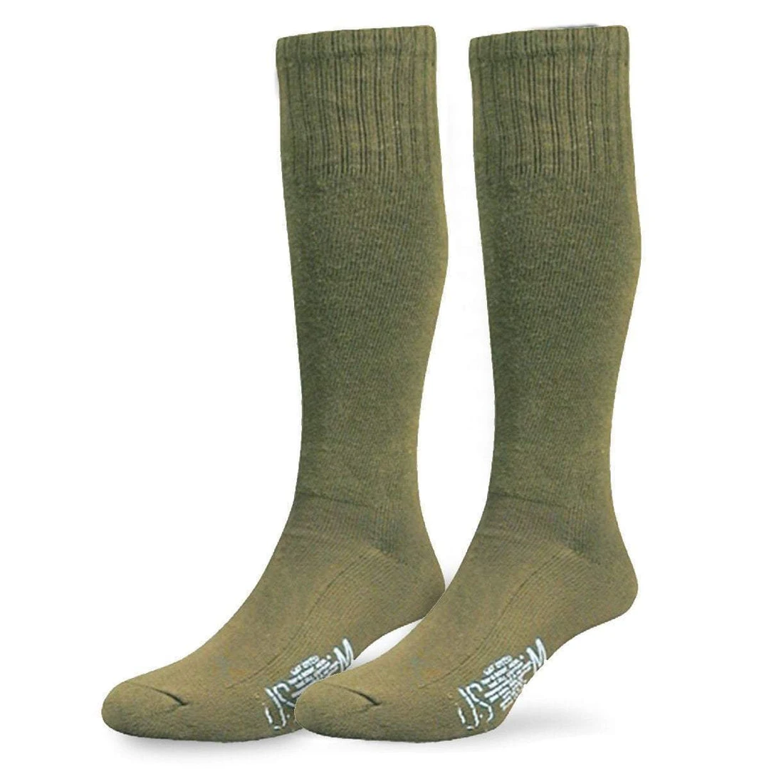ROTHCO US-ARMY TYPE CUSHION SOLE SOCKS | Made In USA, Wool Blend 1 ROTHCO US-ARMY TYPE CUSHION SOLE SOCKS | Made In USA, Wool Blend