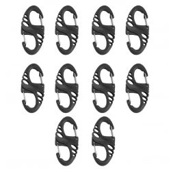 Bulldog Tactical Gear S-SHAPED CARABINER | Plastic Tactical Karabiner, 3cm X 5cm 8 Bulldog Tactical Gear S-SHAPED CARABINER | Plastic Tactical Karabiner, 3cm X 5cm