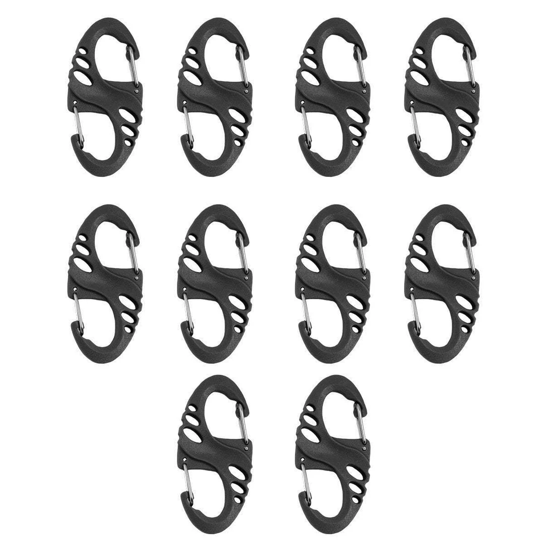 Bulldog Tactical Gear S-SHAPED CARABINER | Plastic Tactical Karabiner, 3cm X 5cm 3 Bulldog Tactical Gear S-SHAPED CARABINER | Plastic Tactical Karabiner, 3cm X 5cm