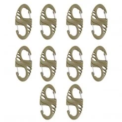 Bulldog Tactical Gear S-SHAPED CARABINER | Plastic Tactical Karabiner, 3cm X 5cm 11 Bulldog Tactical Gear S-SHAPED CARABINER | Plastic Tactical Karabiner, 3cm X 5cm