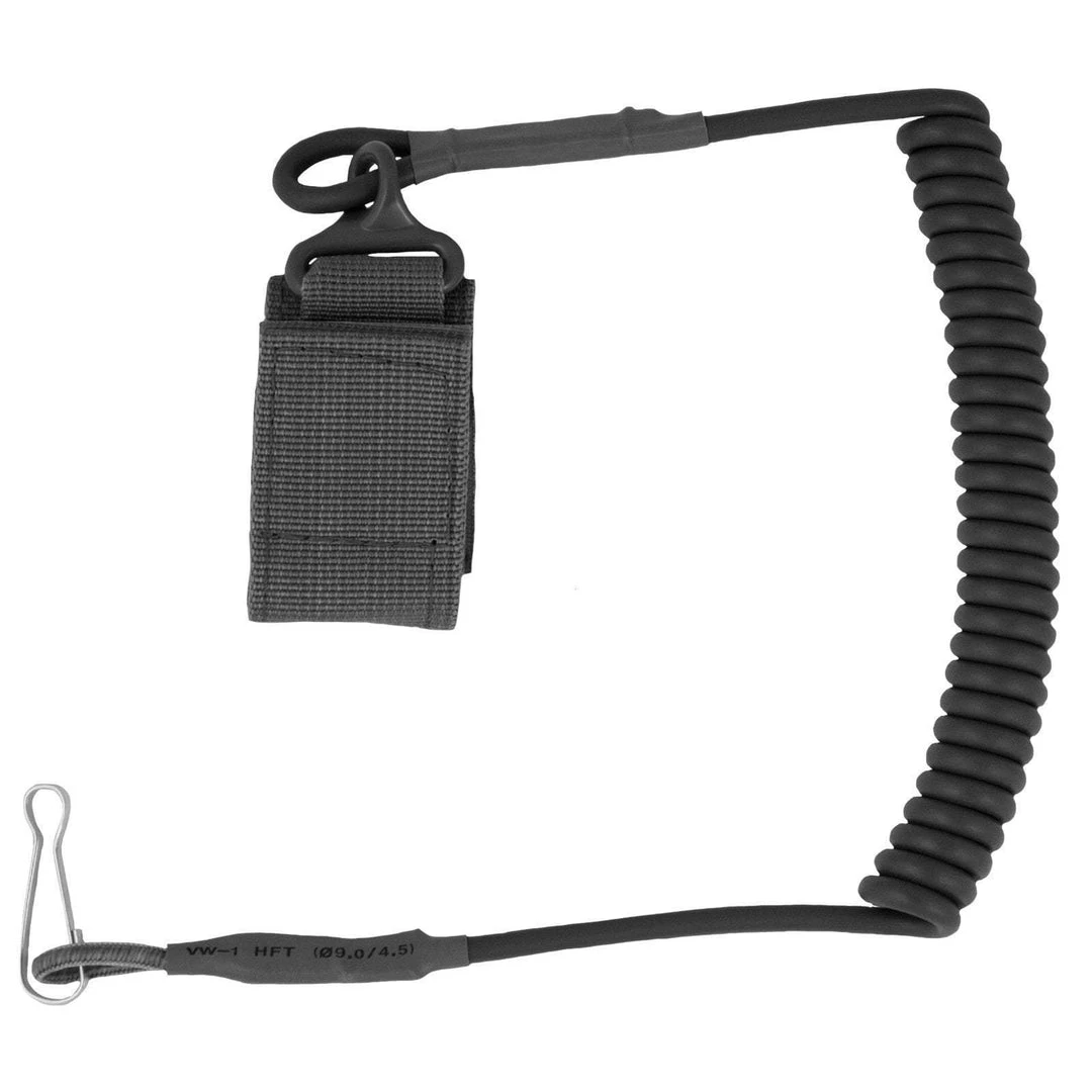 Bulldog Tactical Gear Load Accessories SECURE COILED LANYARD | With Nylon Fibres, Hook & Loop Closure 1 Bulldog Tactical Gear Load Accessories SECURE COILED LANYARD | With Nylon Fibres, Hook & Loop Closure