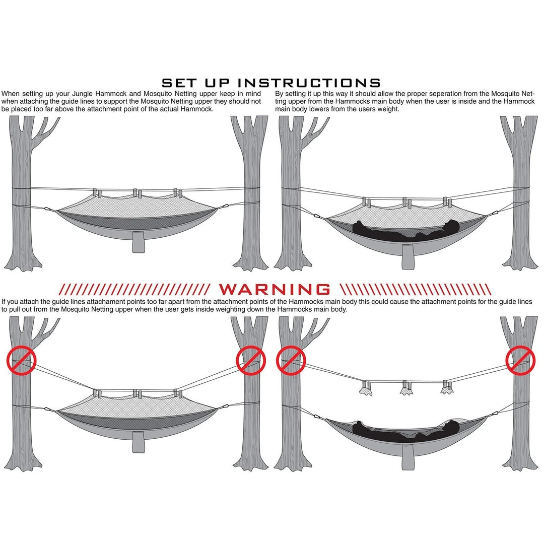 SNUGPAK JUNGLE HAMMOCK | Easy Setup, With Built-In Mosquito Net 8 SNUGPAK JUNGLE HAMMOCK | Easy Setup, With Built-In Mosquito Net