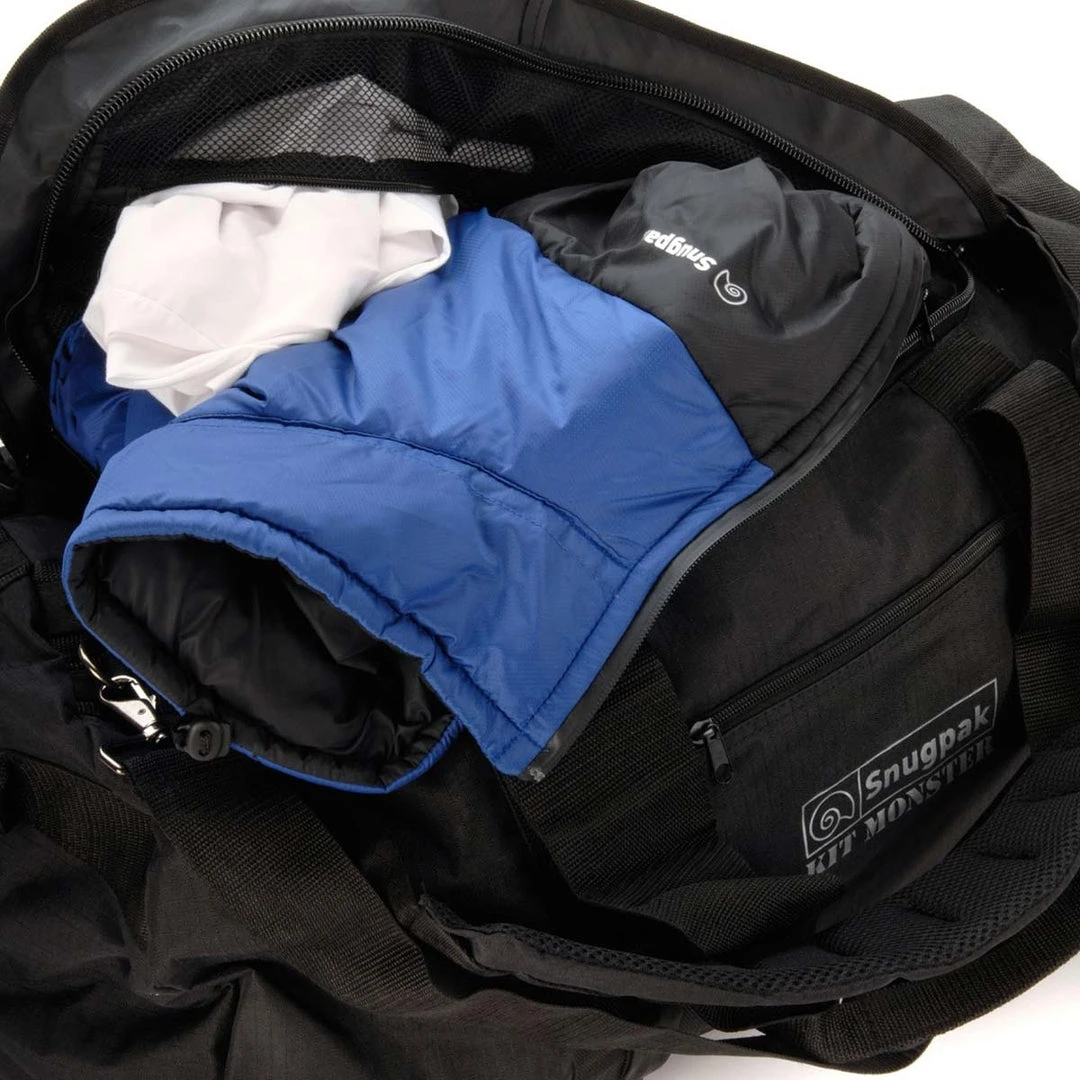 SNUGPAK KITMONSTER 65 HOLDALL | Travel Bag With Rucksack Straps, 65L 3 SNUGPAK KITMONSTER 65 HOLDALL | Travel Bag With Rucksack Straps, 65L