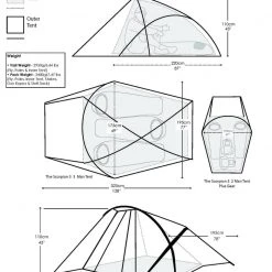 SNUGPAK SCORPION 3 | Three-Person Tent, Small Pack Size 23 SNUGPAK SCORPION 3 | Three-Person Tent, Small Pack Size