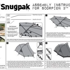 SNUGPAK SCORPION 3 | Three-Person Tent, Small Pack Size 25 SNUGPAK SCORPION 3 | Three-Person Tent, Small Pack Size