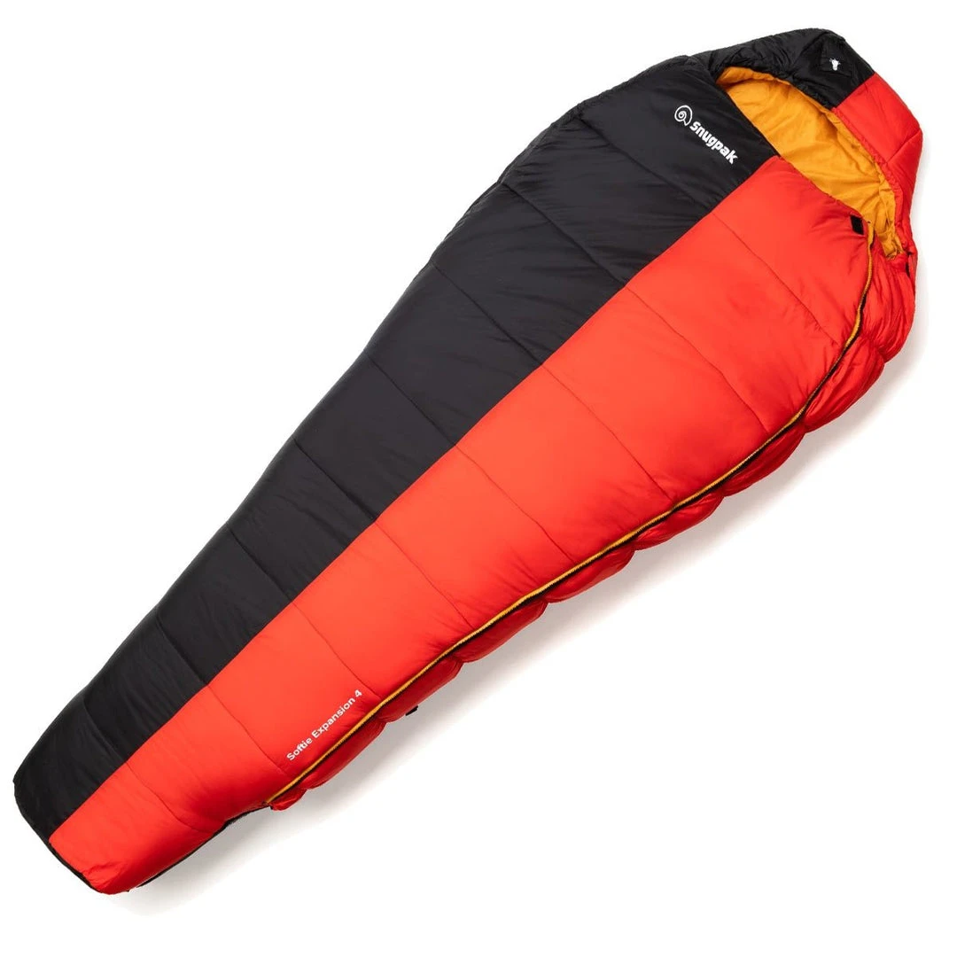 SNUGPAK SOFTIE EXPANSION 4 | Mummy Shaped 3 Season Sleeping Bag, -10°C SNUGPAK SOFTIE EXPANSION 4 | Mummy Shaped 3 Season Sleeping Bag, -10°C