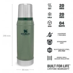 Cooking & Eating STANLEY CLASSIC VACUUM BOTTLE 750ml | Thermal Flask, Hot/Cold Drinks