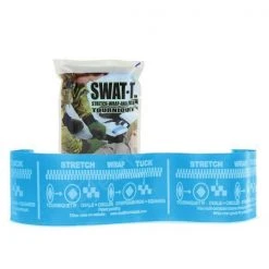 SWAT-T STRETCH WRAP & TUCK TOURNIQUET BLUE | For Trainers Camping & Survival