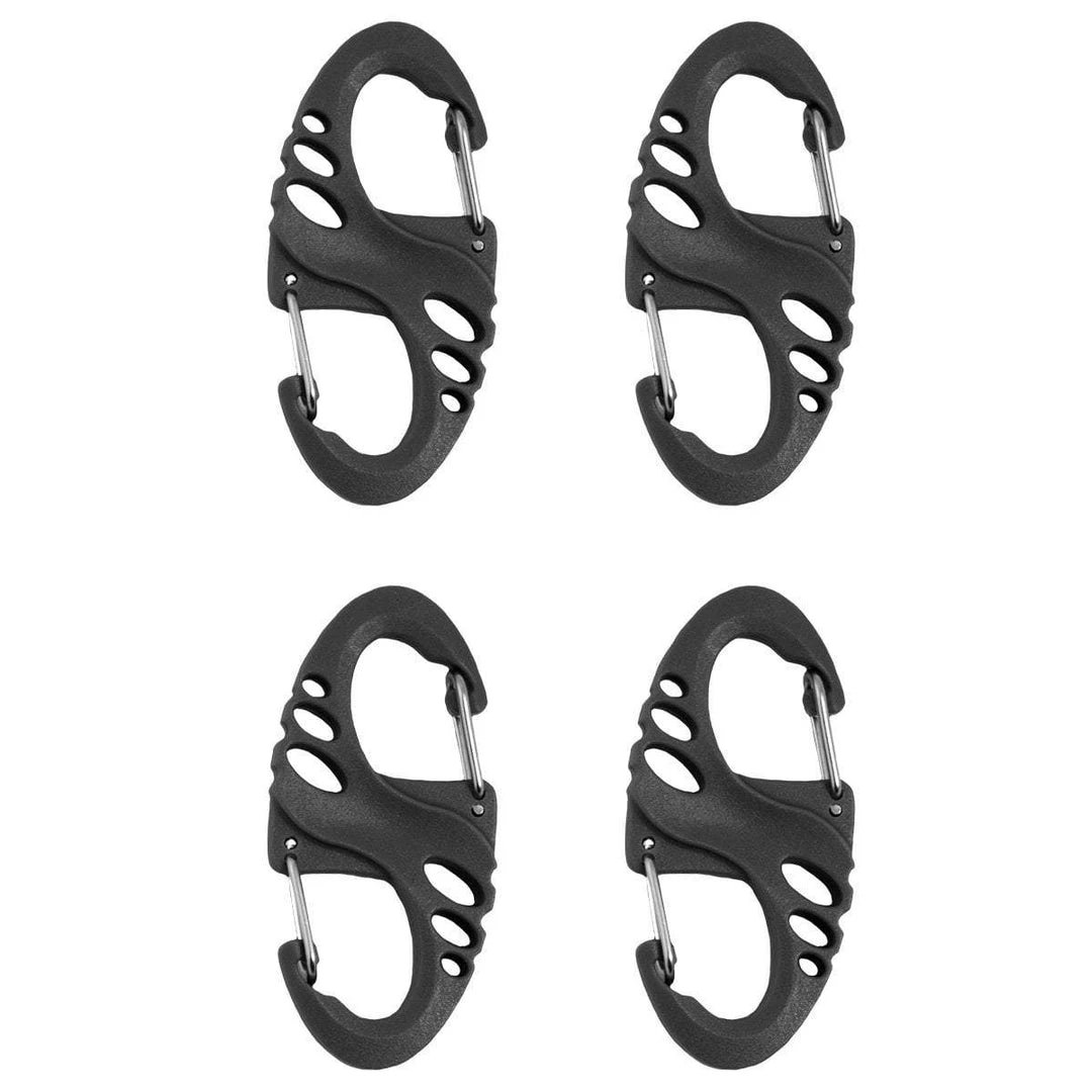Bulldog Tactical Gear S-SHAPED CARABINER | Plastic Tactical Karabiner, 3cm X 5cm 2 Bulldog Tactical Gear S-SHAPED CARABINER | Plastic Tactical Karabiner, 3cm X 5cm