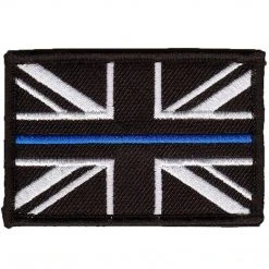 Unbranded Thin Blue Line Union Jack W/ Velcro Backing
