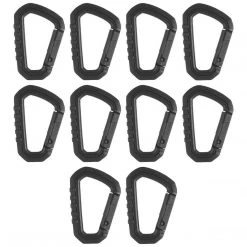 Bulldog Tactical Gear V2 TACTICAL LINK CARABINER | Plastic Accessory Karabiner, 5.5cm X 8.5cm Other Bag Accessories