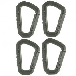 Bulldog Tactical Gear V2 TACTICAL LINK CARABINER | Plastic Accessory Karabiner, 5.5cm X 8.5cm Other Bag Accessories