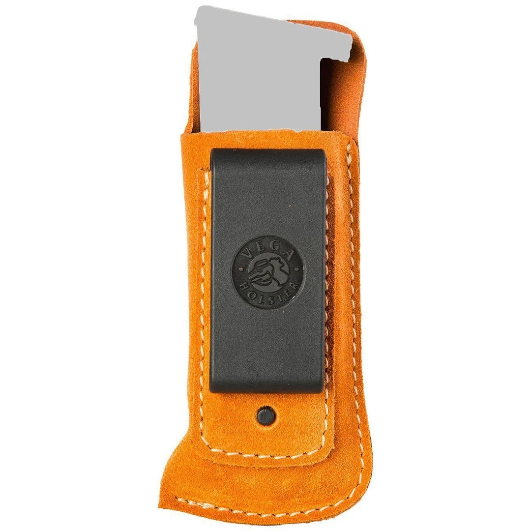 Vega Holster VEGA 3P09 | Internal Single Pistol Mag Pouch, Suede, Belt Mounted Vega Holster VEGA 3P09 | Internal Single Pistol Mag Pouch, Suede, Belt Mounted
