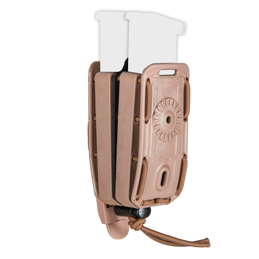 Vega Holster Pouches & Holders VEGA BUNGY DOUBLE PISTOL MAG HOLDER | Stacked Pouch, Belt/MOLLE, 1x2 1 Vega Holster Pouches & Holders VEGA BUNGY DOUBLE PISTOL MAG HOLDER | Stacked Pouch, Belt/MOLLE, 1x2