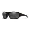 Wiley X WX BREACH | Wiley-X Tactical Sunglasses, Matte Black, Smoke Grey Lenses