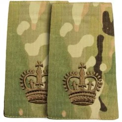 Unbranded WO2 British Army Rank Slide Insignia & Patches