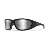 Wiley X WX BOSS | Wiley-X Tactical Safety Glasses, Matte Black, Grey Silver Flash Sunglasses