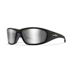 Wiley X WX BOSS | Wiley-X Tactical Safety Glasses, Matte Black, Grey Silver Flash Sunglasses