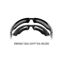 Wiley X WX BOSS | Wiley-X Tactical Safety Glasses, Matte Black, Grey Silver Flash Sunglasses