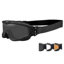 Wiley X Equipment WX SPEAR | Wiley-X Tactical Goggles, Grey/Clear/Light Rust Lenses