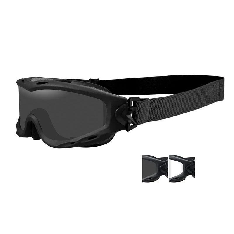 Wiley X WX SPEAR | Wiley-X Tactical Goggles, Smoke Grey/Clear Lenses Equipment Wiley X WX SPEAR | Wiley-X Tactical Goggles, Smoke Grey/Clear Lenses Equipment